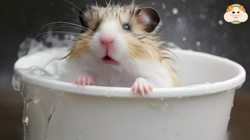 Cách tắm hamster đúng cách
