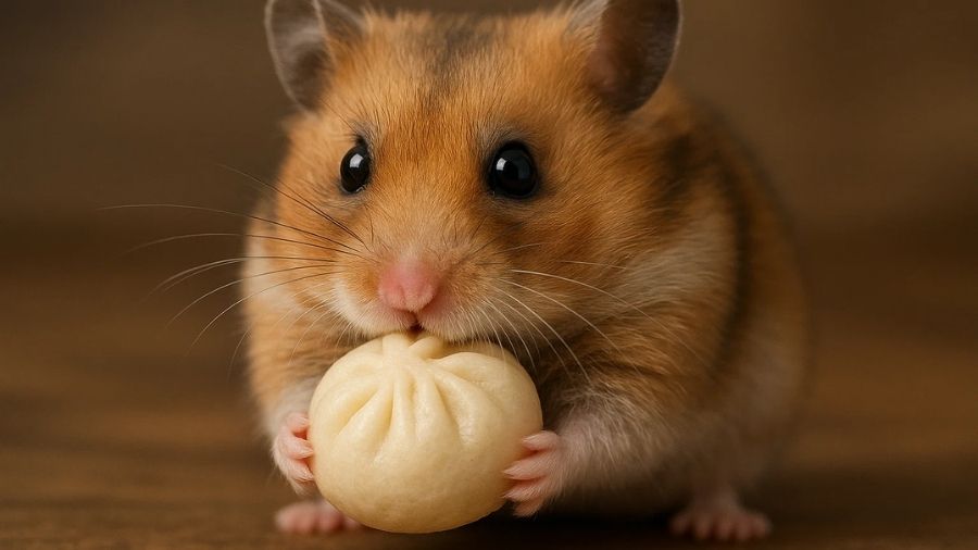 Làm bánh bao hấp cho hamster